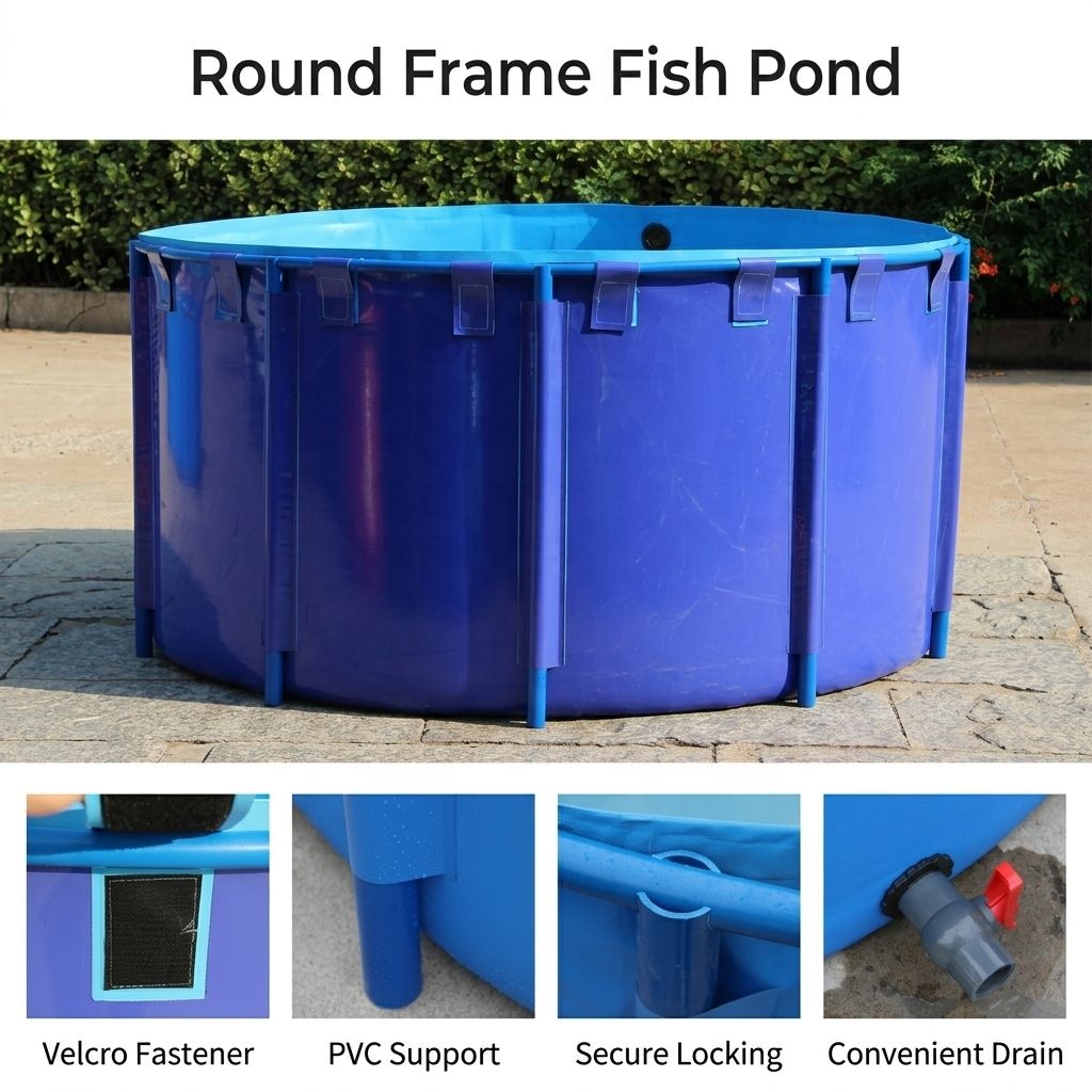Tanque de PVC Durável para Cri - Farm Pond Liner avaliação e preço