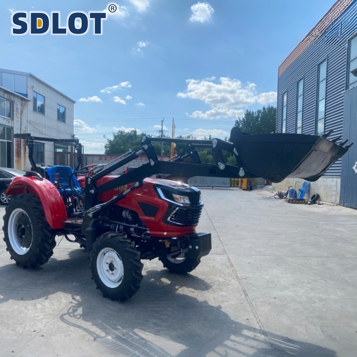 Trator Diesel 50HP 4WD com Car - Agriculture Farming Services avaliação e preço