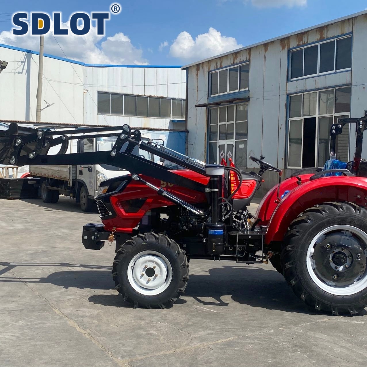Trator Diesel 50HP 4WD com Car - Agriculture Farming Services avaliação e preço